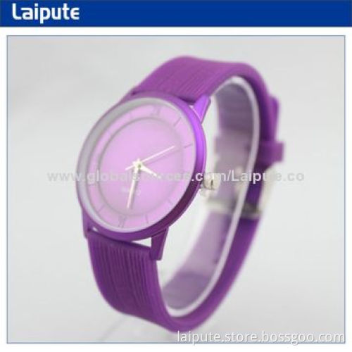 China Manufacturer New Product Colorful Interchangeable Silicone Watch